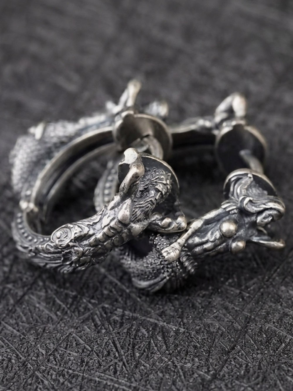 Poseidon & Amphitrite~ Ariel Triton Mermaid Merman Nymph Sea Creature Siren Hoop - Picture 1 of 16